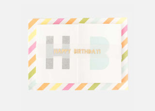Add On Item: “Happy Birthday” Banner Card