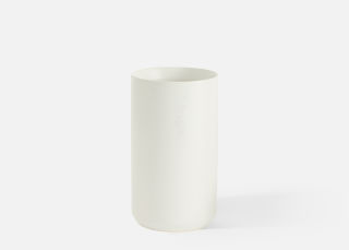 Bundled Item: White Modern Vase