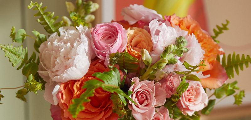 Mixed Bouquets with Peonies banner
