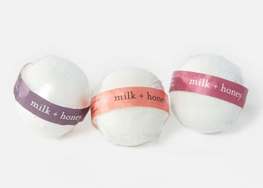 Bath Bomb Trio — milk + honey