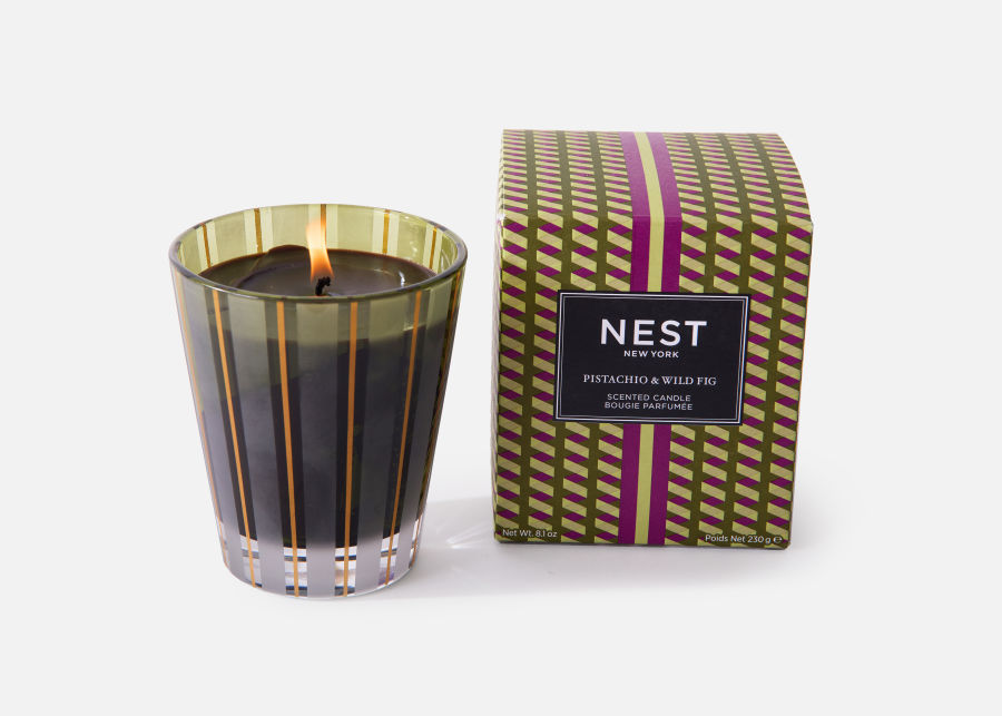 Full View of NEST Pistachio & Wild Fig Classic Candle image number 0