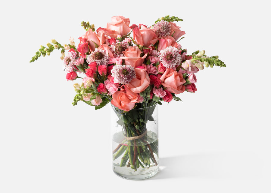 Double The Pink Champagne Send Flower Bouquets Urbanstems Flower Delivery