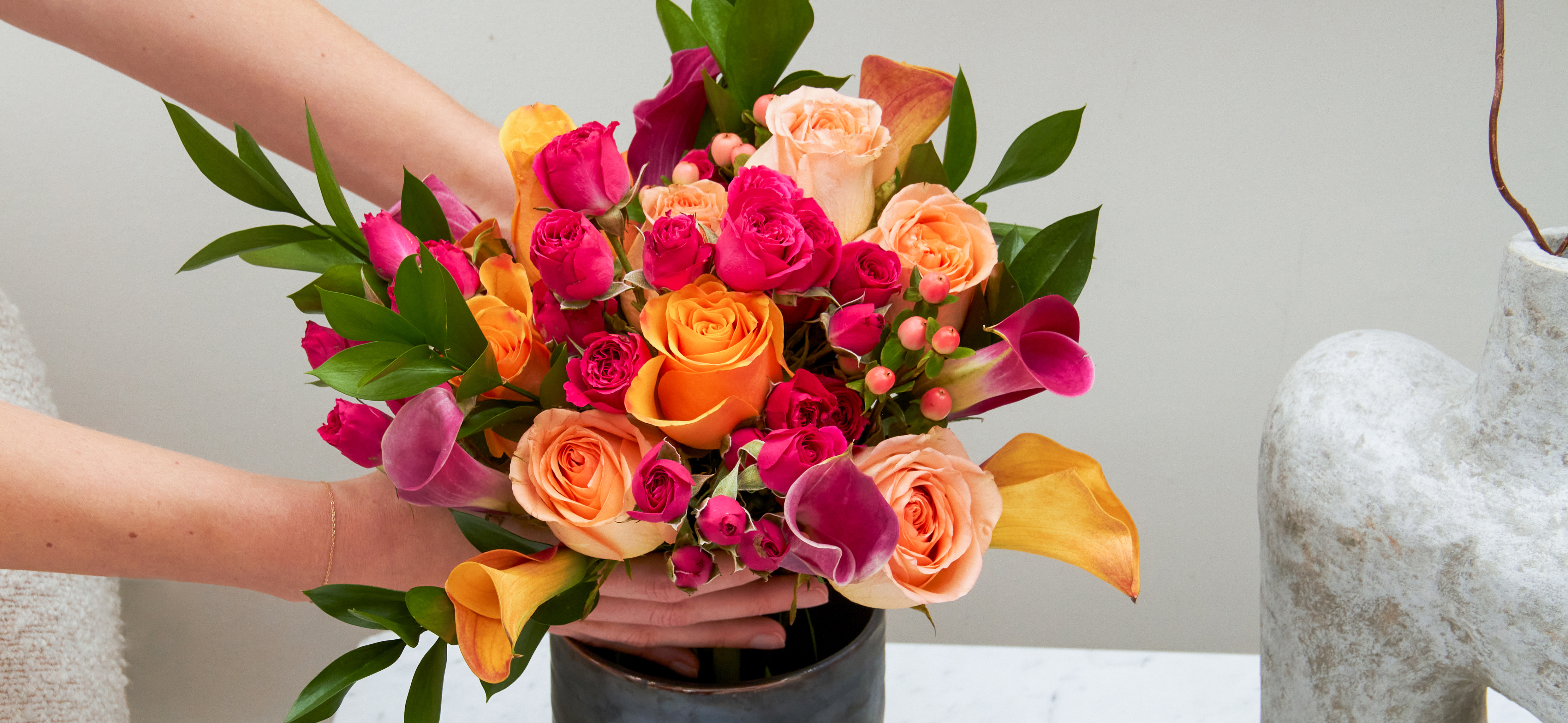 Bouquet of roses, the June birth flower